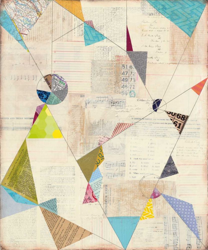 Geometric Background I art print by Courtney Prahl for $57.95 CAD