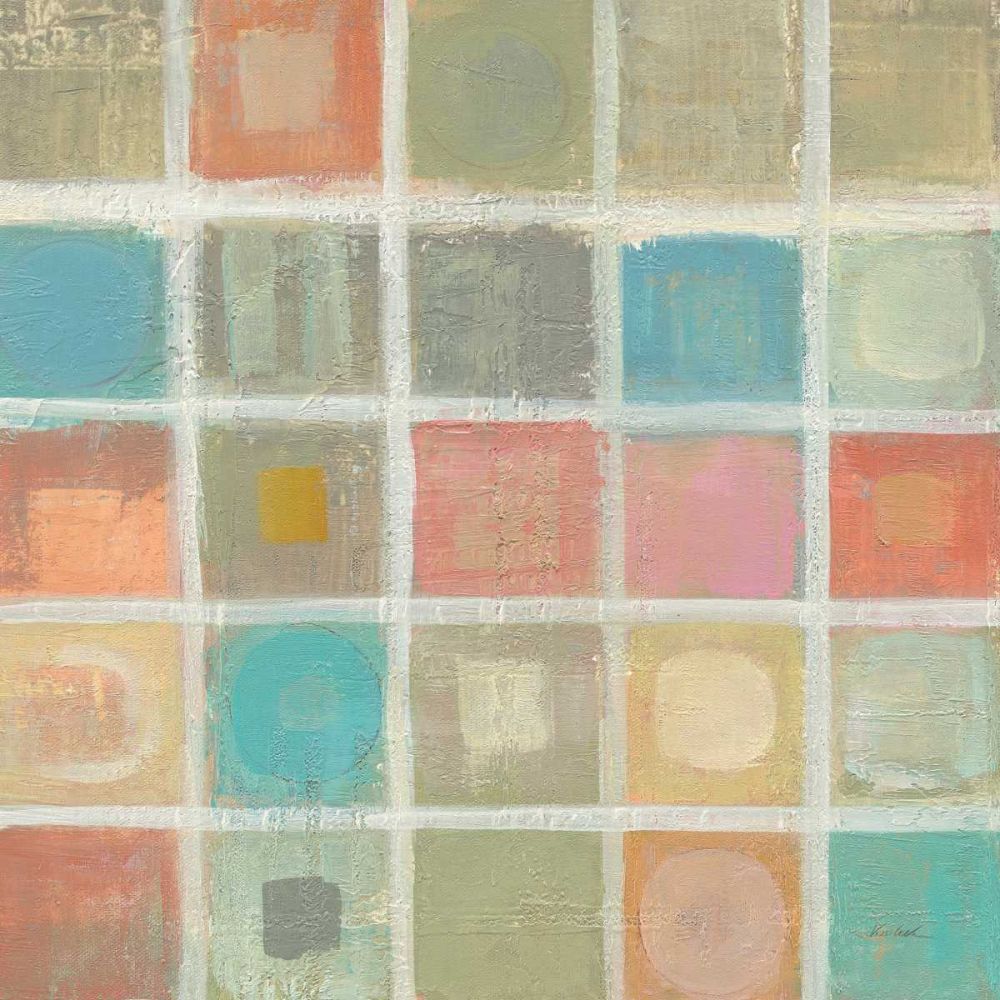 Sea Glass Mosaic Tile I art print by Silvia Vassileva for $57.95 CAD