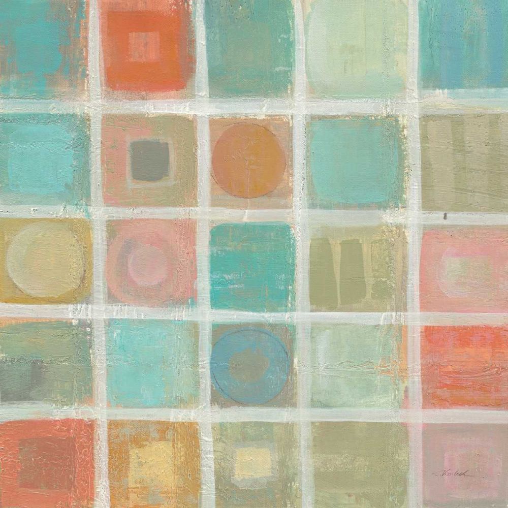 Sea Glass Mosaic Tile II art print by Silvia Vassileva for $57.95 CAD