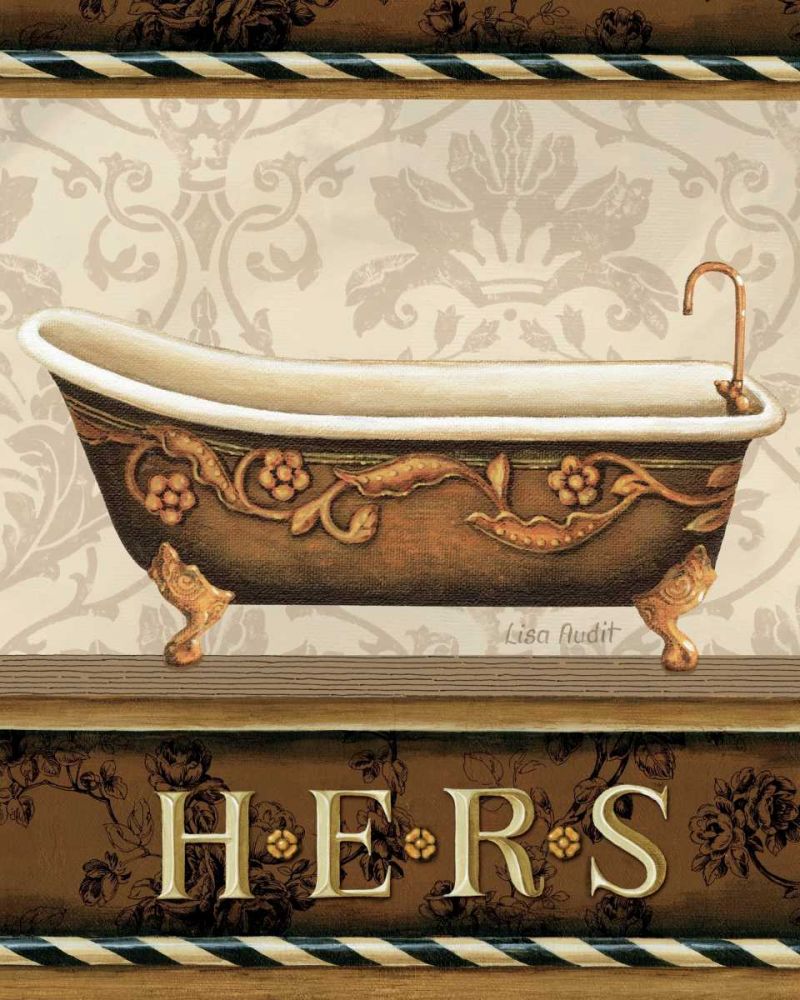 Bourgoisie Bath II art print by Lisa Audit for $57.95 CAD