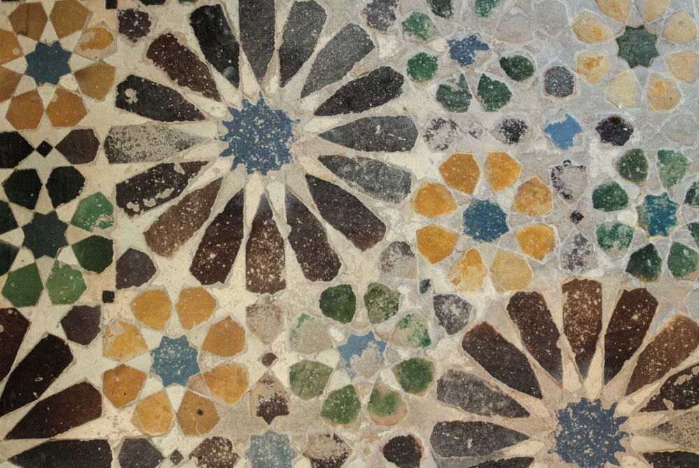 Alhambra Tile I art print by Sue Schlabach for $57.95 CAD