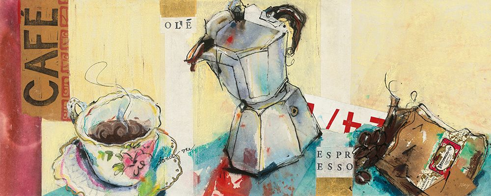 The Coffee Shop art print by Kellie Day for $57.95 CAD