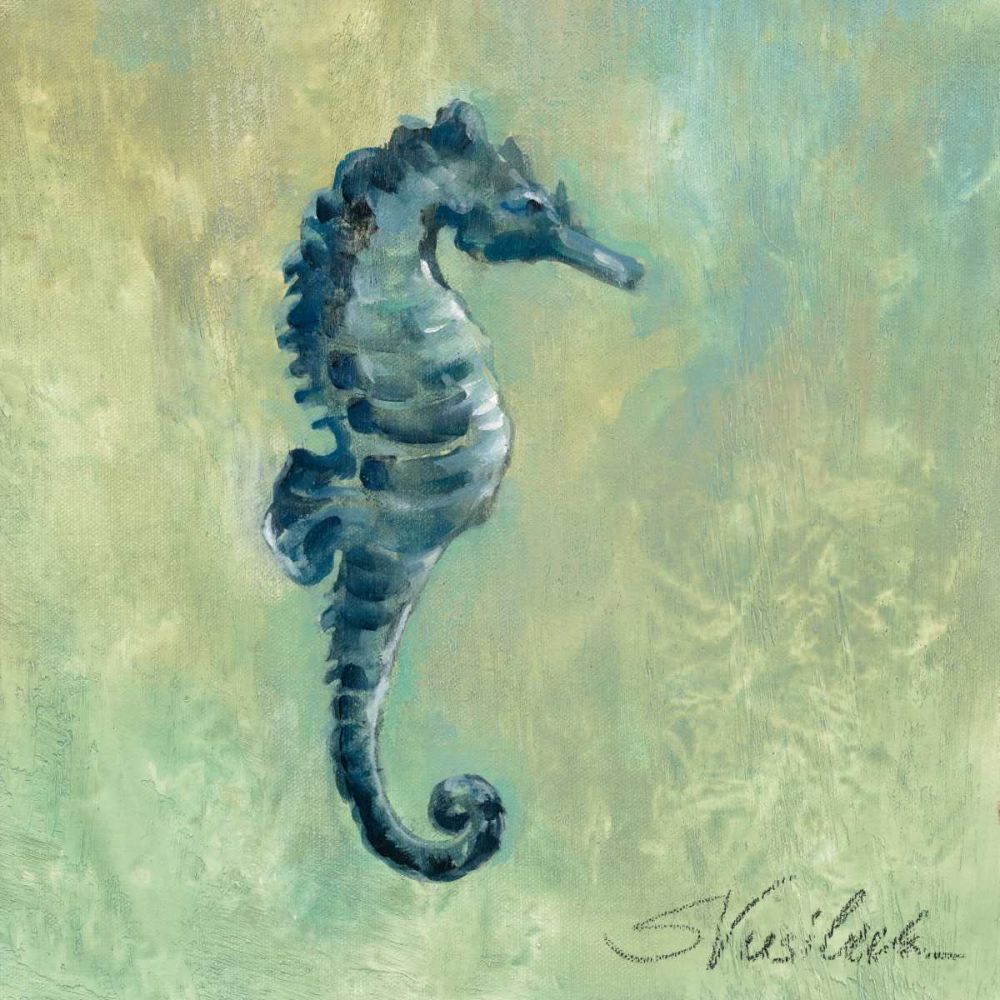 Indigo Sea Life I art print by Silvia Vassileva for $57.95 CAD