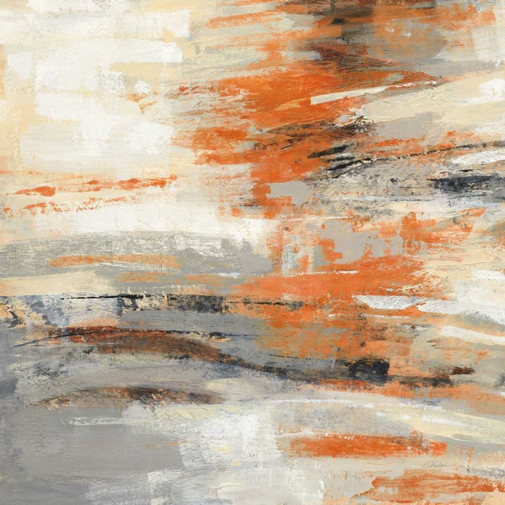 Golden Dust Crop Orange art print by Silvia Vassileva for $57.95 CAD