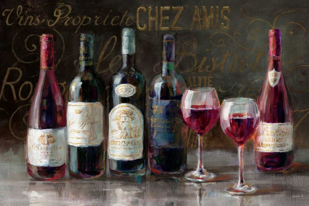 Bistro Reds v.2 art print by Danhui Nai for $57.95 CAD