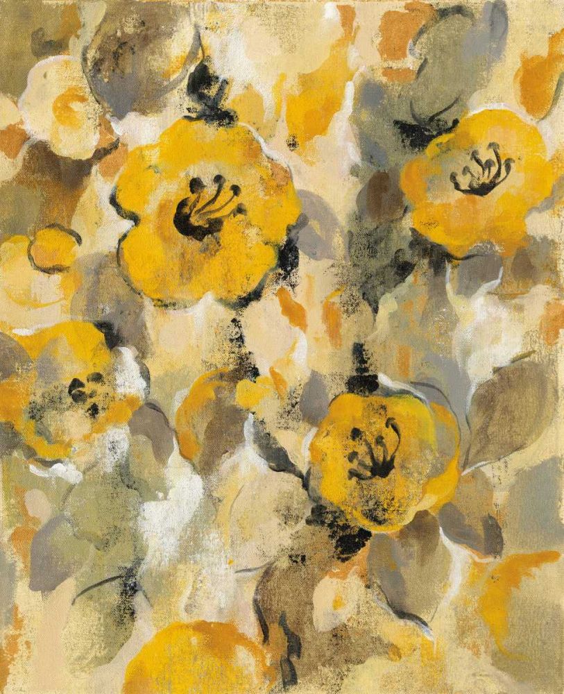 Yellow Floral I art print by Silvia Vassileva for $57.95 CAD