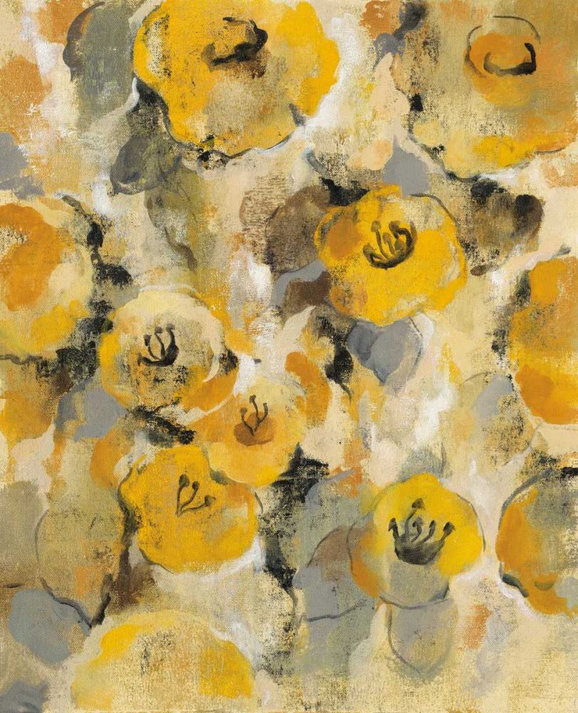 Yellow Floral II art print by Silvia Vassileva for $57.95 CAD