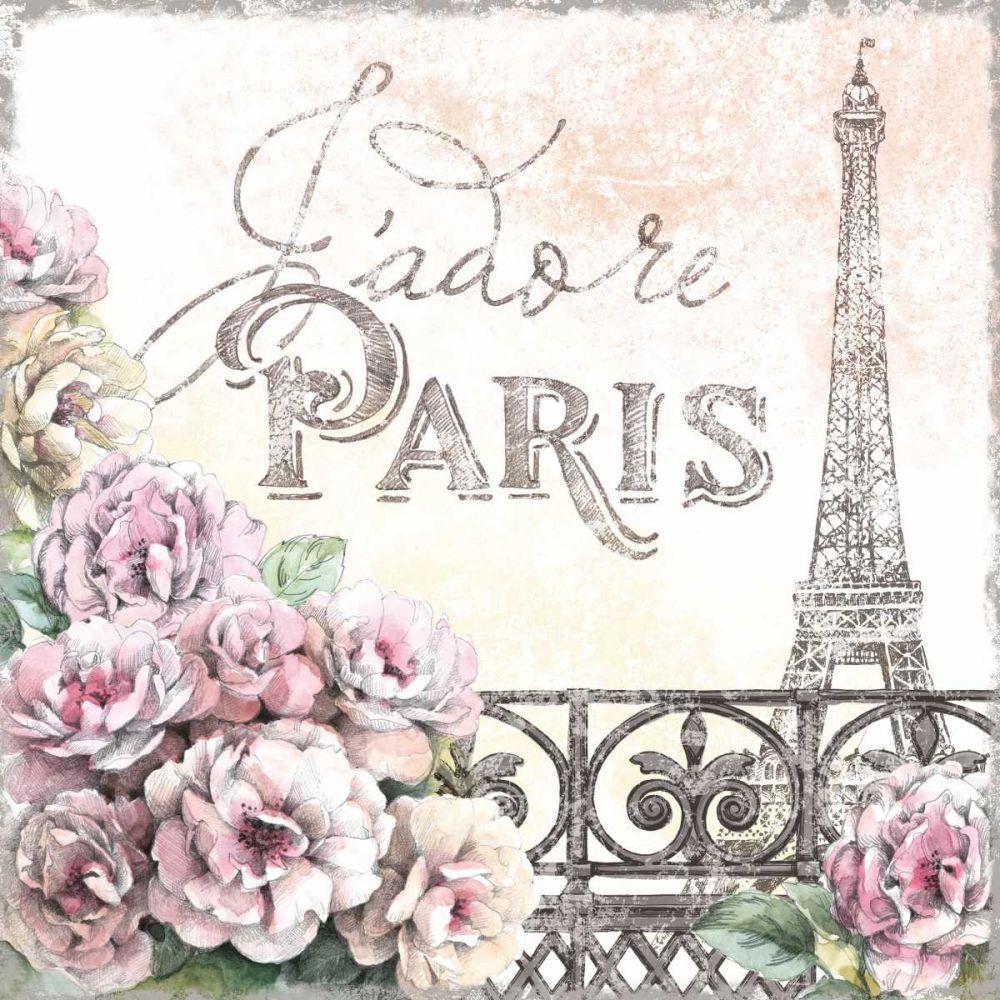 Paris Roses III art print by Beth Grove for $57.95 CAD