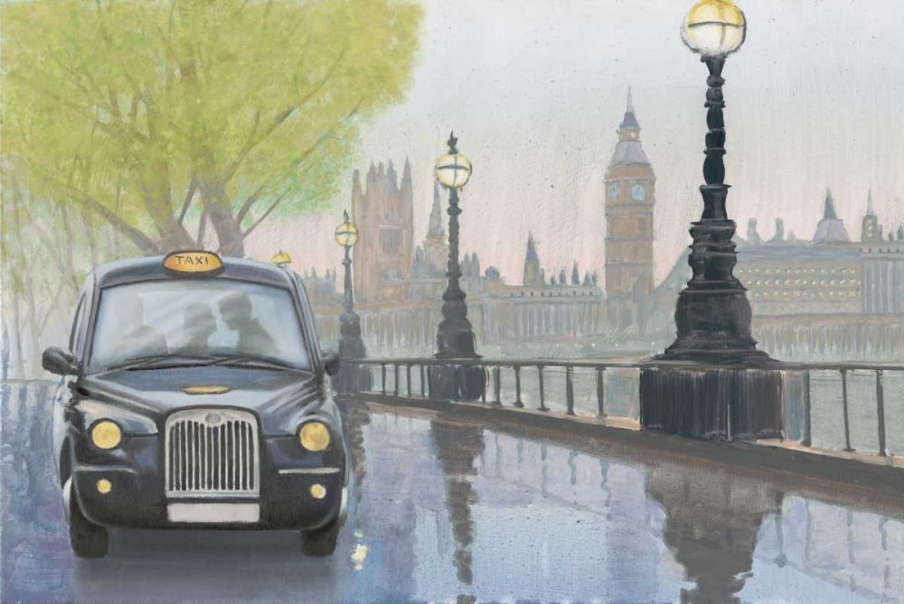 Along the Thames v.2 art print by Myles Sullivan for $57.95 CAD
