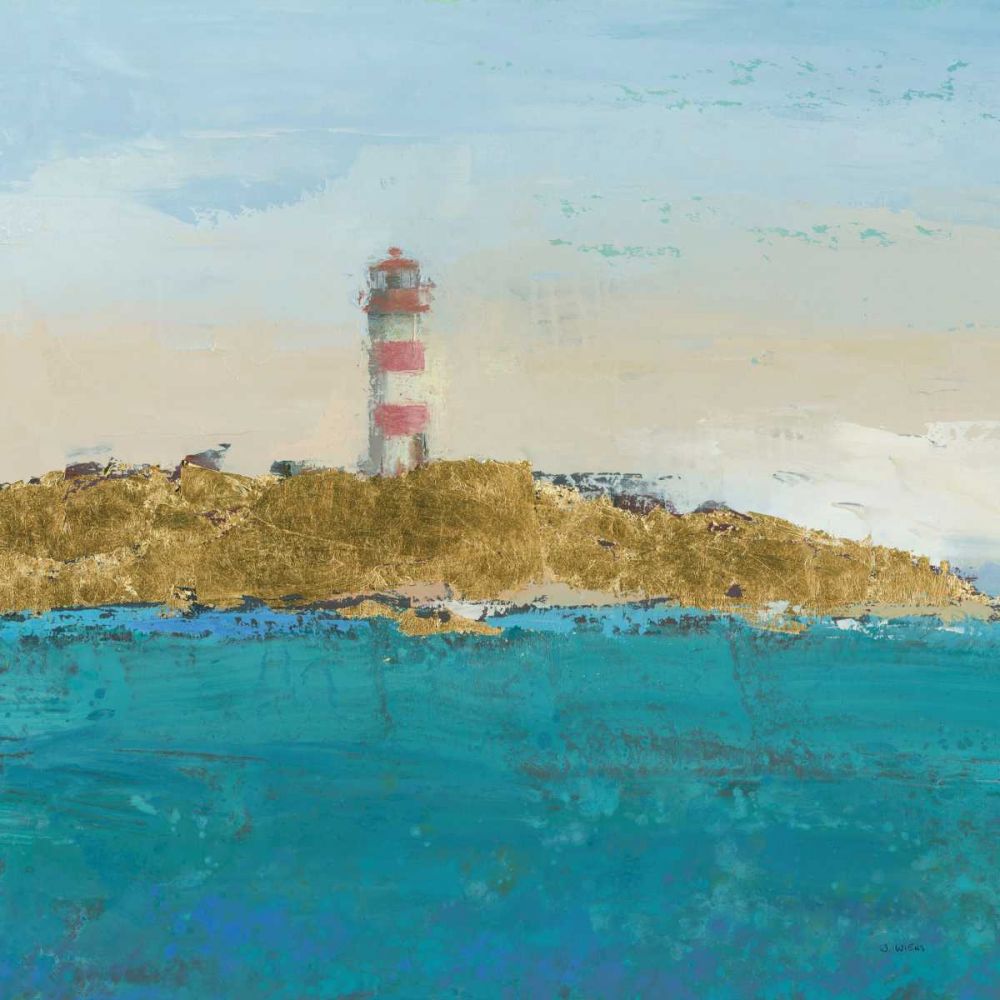 Lighthouse Seascape I v3 Crop II art print by James Wiens for $57.95 CAD