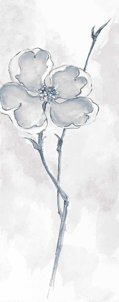 Solitary Dogwood II Gray art print by Chris Paschke for $57.95 CAD