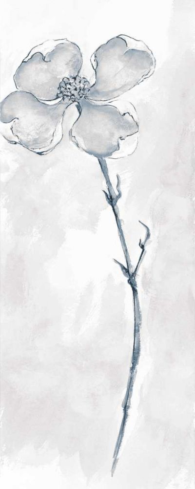 Solitary Dogwood III Gray art print by Chris Paschke for $57.95 CAD