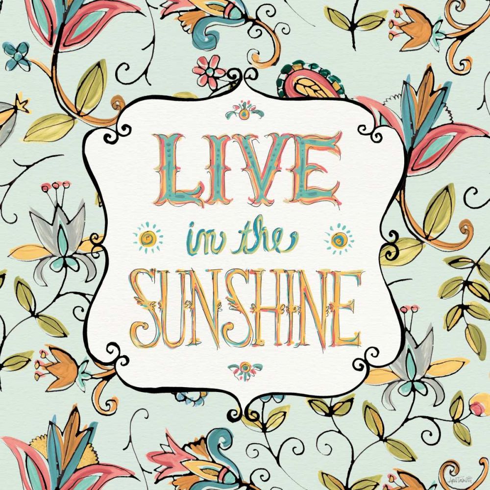 Peace and Paisley I art print by Anne Tavoletti for $57.95 CAD
