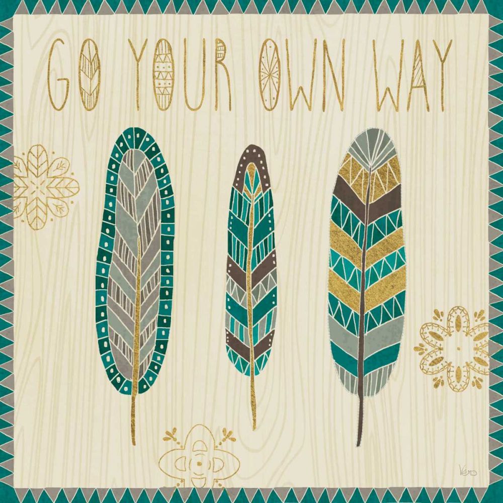 Cool Feathers III art print by Veronique Charron for $57.95 CAD