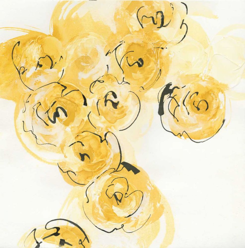 Yellow Roses Anew I v.2 art print by Chris Paschke for $57.95 CAD
