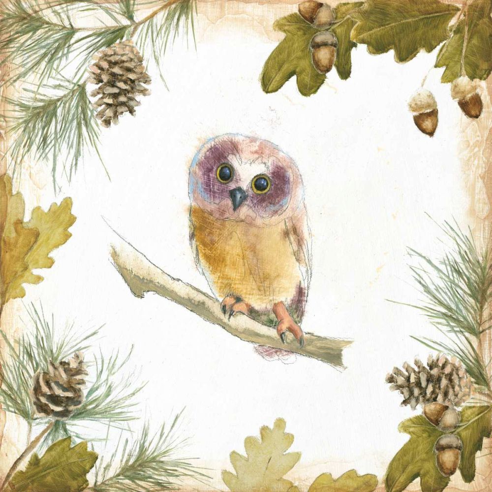 Into the Woods II on White Border art print by Emily Adams for $57.95 CAD