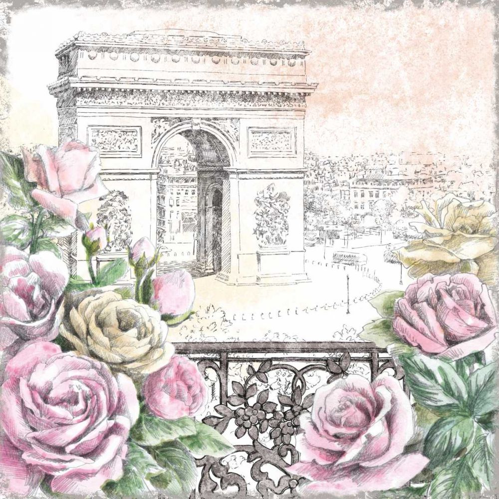 Paris Roses V art print by Beth Grove for $57.95 CAD
