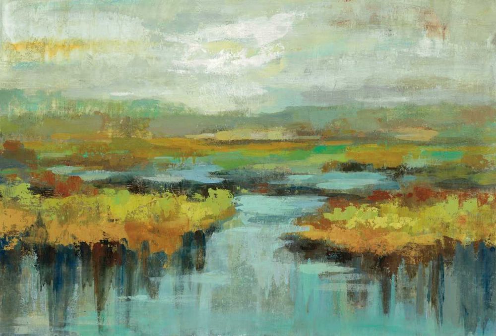 Spring Landscape art print by Silvia Vassileva for $57.95 CAD