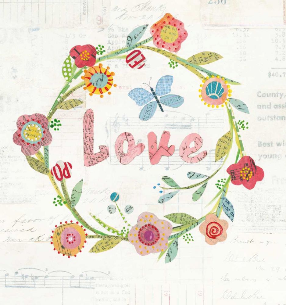 Wreath Inspiration I art print by Courtney Prahl for $57.95 CAD