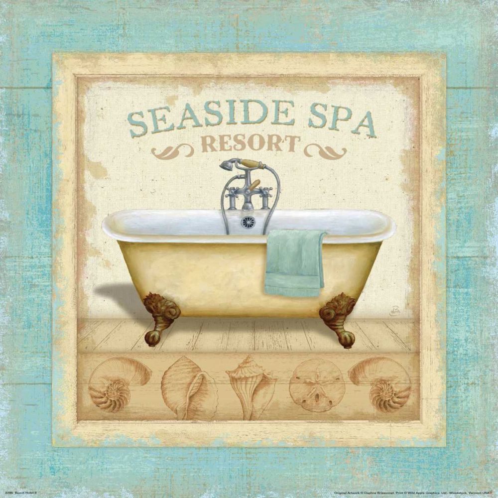 Beach Hotel II art print by Daphne Brissonnet for $57.95 CAD
