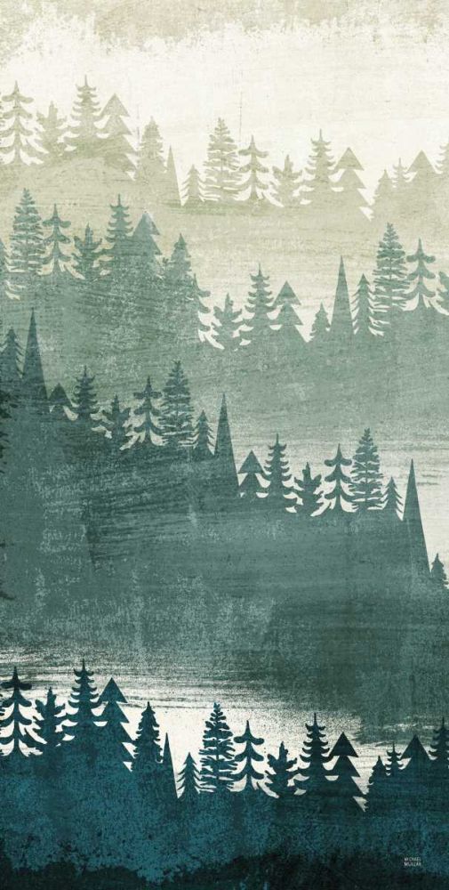Mountainscape Panel I art print by Michael Mullan for $57.95 CAD