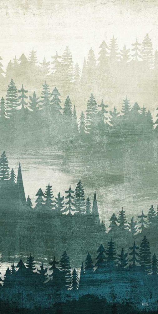 Mountainscape Panel II art print by Michael Mullan for $57.95 CAD