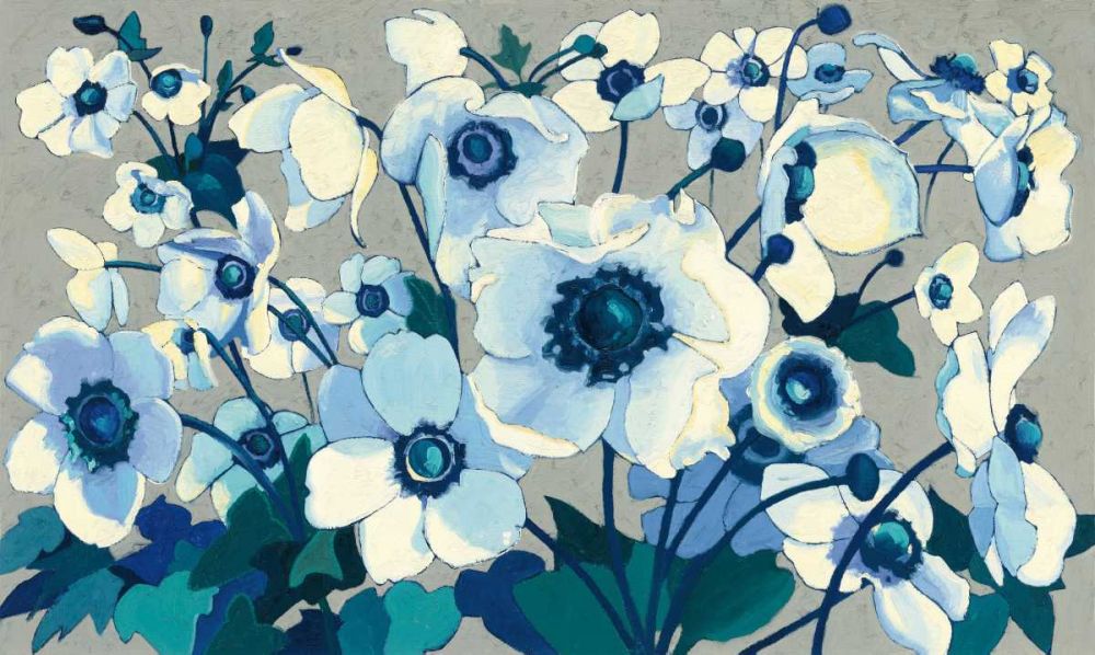 Anemones Japonaises I art print by Shirley Novak for $57.95 CAD