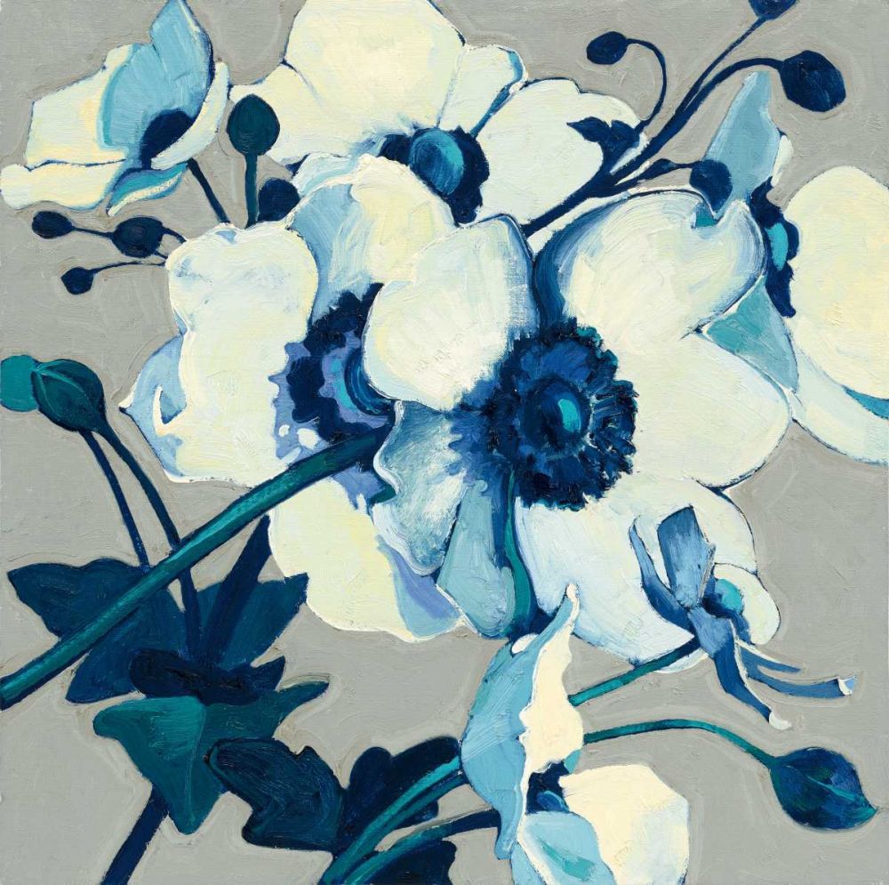 Anemones Japonaises II art print by Shirley Novak for $57.95 CAD
