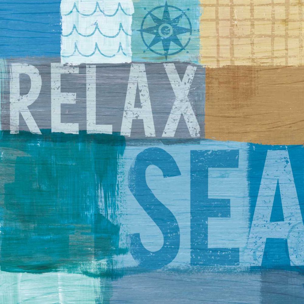 Beachscape Collage III art print by Michael Mullan for $57.95 CAD