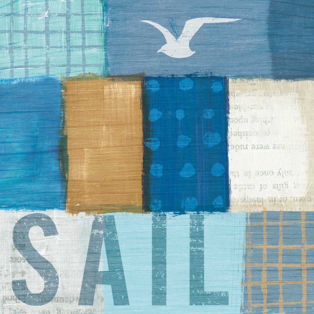 Beachscape Collage V art print by Michael Mullan for $57.95 CAD