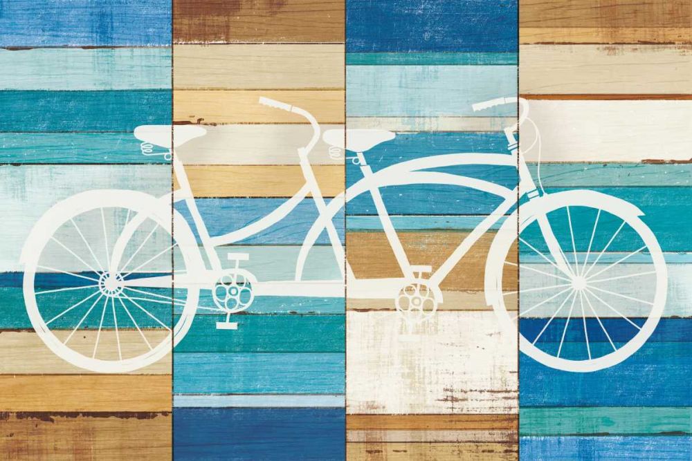 Beachscape Tandem Cruiser art print by Michael Mullan for $57.95 CAD