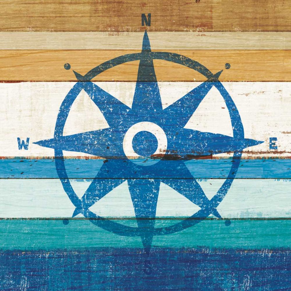 Beachscape IV Compass art print by Michael Mullan for $57.95 CAD
