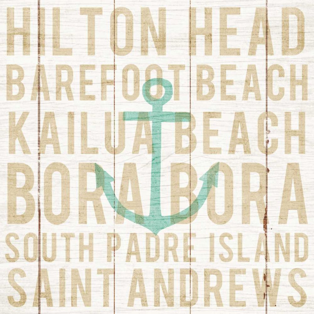 Bon Voyage Anchor art print by Michael Mullan for $57.95 CAD