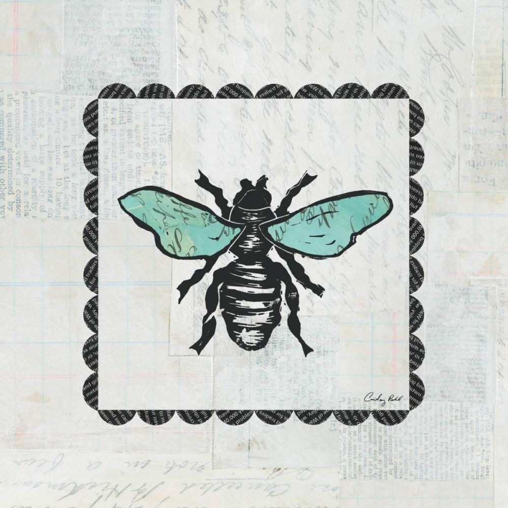 Bee Stamp art print by Courtney Prahl for $57.95 CAD