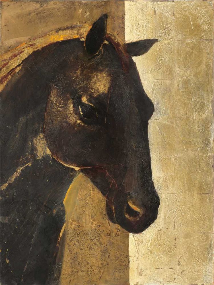 Trojan Horse I Gold art print by Albena Hristova for $57.95 CAD