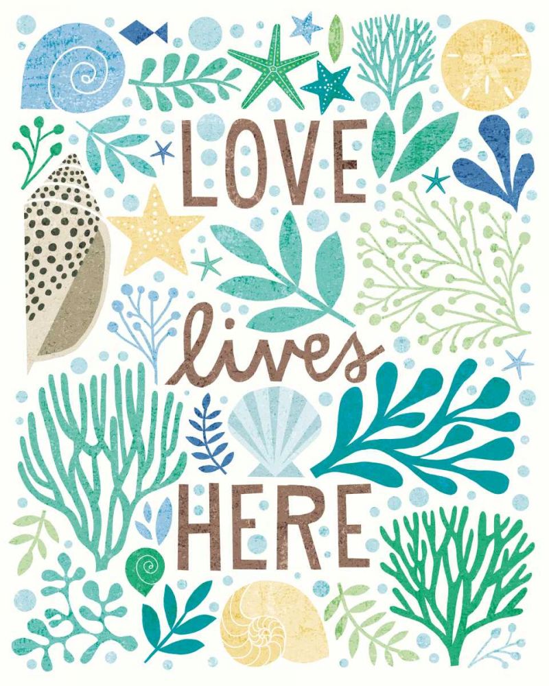 Under Sea Treasures II Sea Glass art print by Michael Mullan for $57.95 CAD