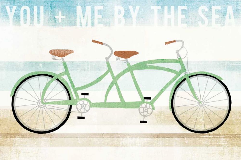 Beach Cruiser Tandem art print by Michael Mullan for $57.95 CAD