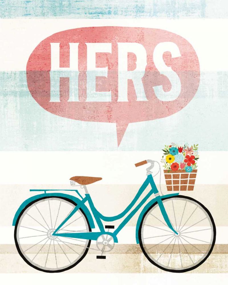 Beach Cruiser Hers II art print by Michael Mullan for $57.95 CAD
