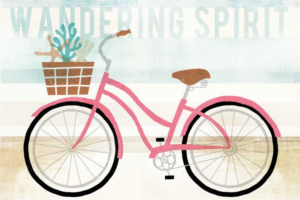 Beach Cruiser Girls I art print by Michael Mullan for $57.95 CAD