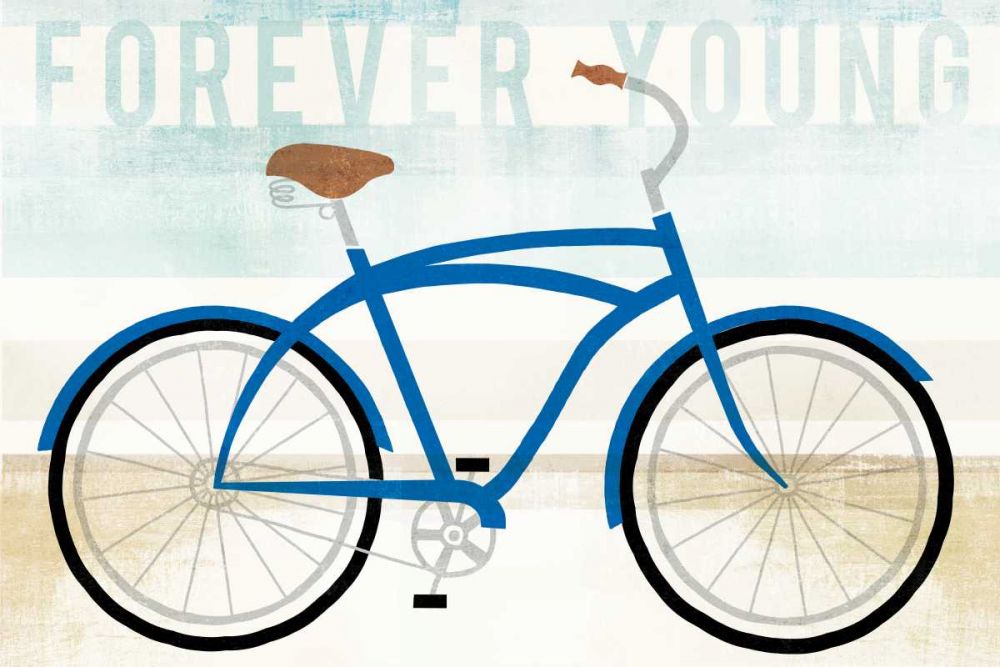 Beach Cruiser Boys I art print by Michael Mullan for $57.95 CAD
