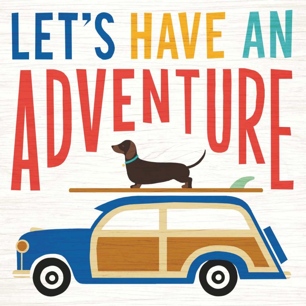 Beach Bums Woodie art print by Michael Mullan for $57.95 CAD