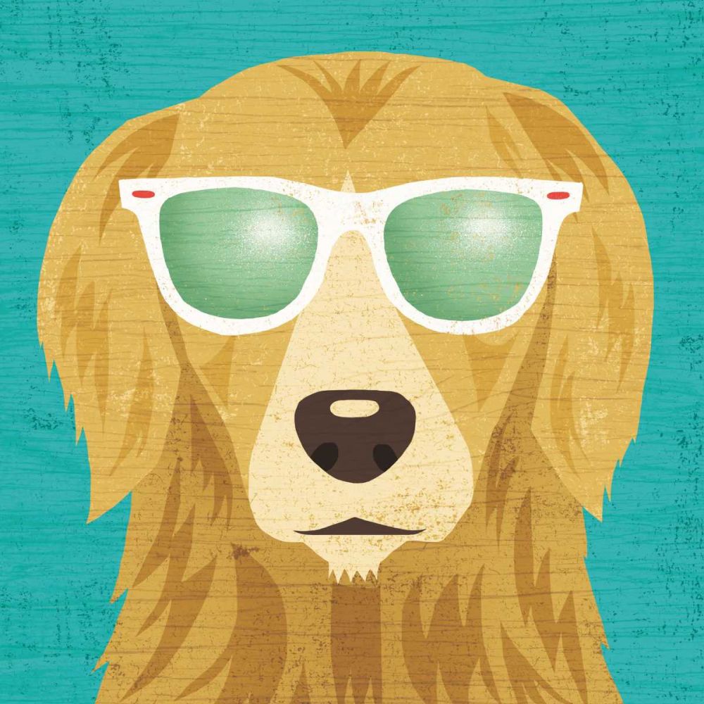 Beach Bums Golden I art print by Michael Mullan for $57.95 CAD