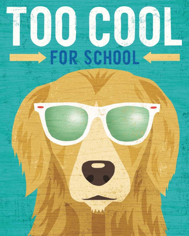 Beach Bums Golden I Cool art print by Michael Mullan for $57.95 CAD