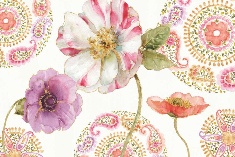 Rainbow Seeds Paisley III art print by Lisa Audit for $57.95 CAD