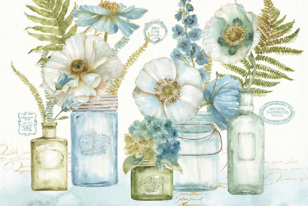My Greenhouse Bouquet I art print by Lisa Audit for $57.95 CAD