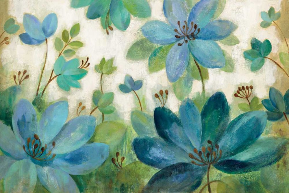 Peacock Bloom art print by Silvia Vassileva for $57.95 CAD