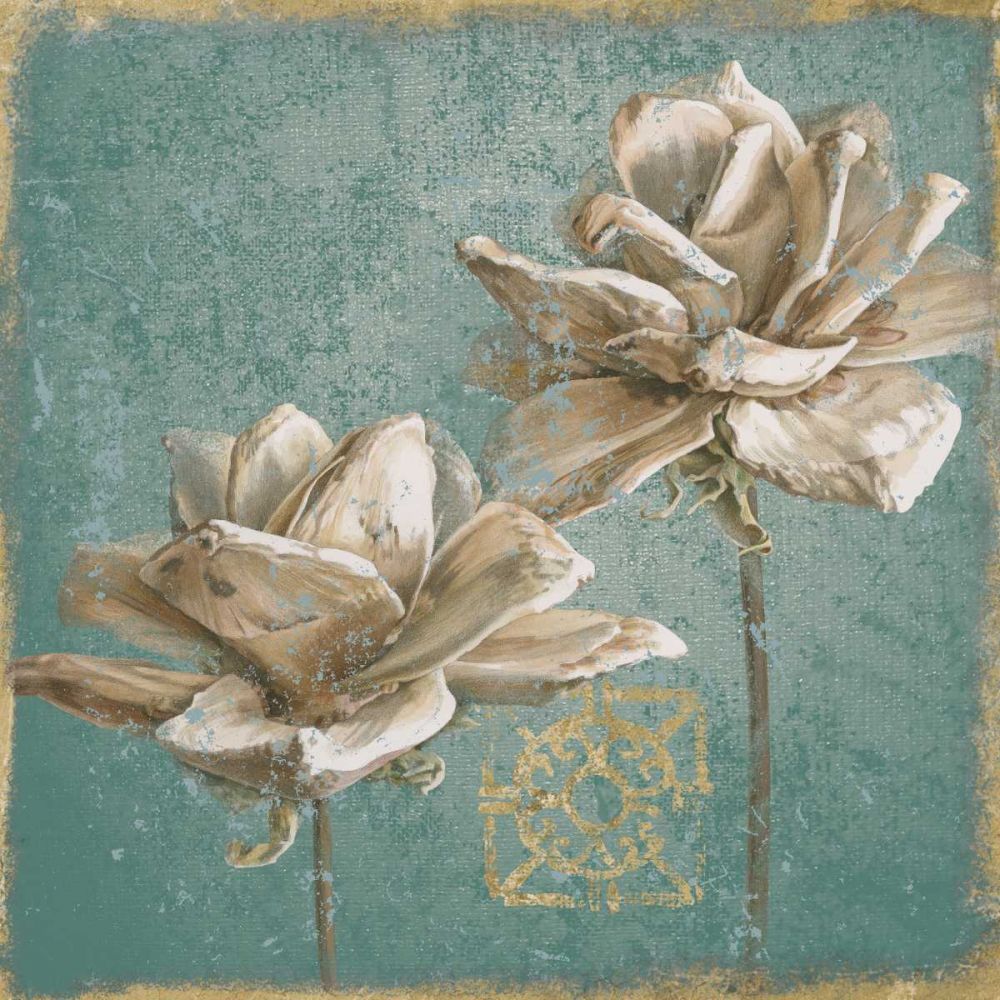 Seed Pod II no Words Turquoise art print by Beth Grove for $57.95 CAD