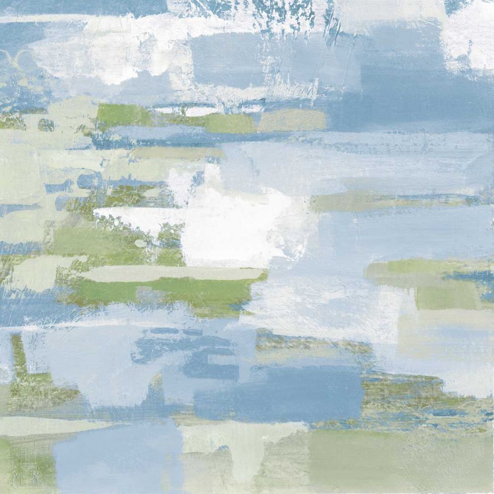 Urban Walkway III Blue and Green art print by Silvia Vassileva for $57.95 CAD
