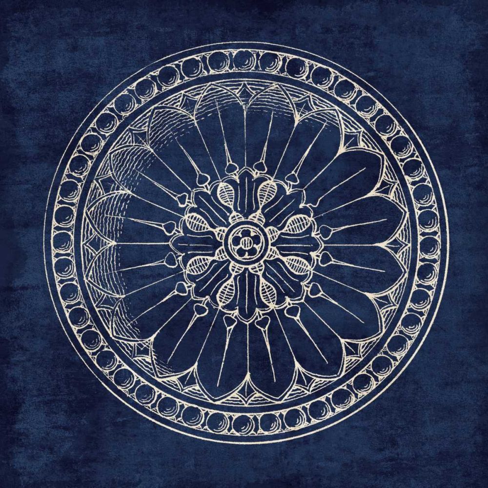 Rosette I Indigo art print by Wild Apple Portfolio for $57.95 CAD