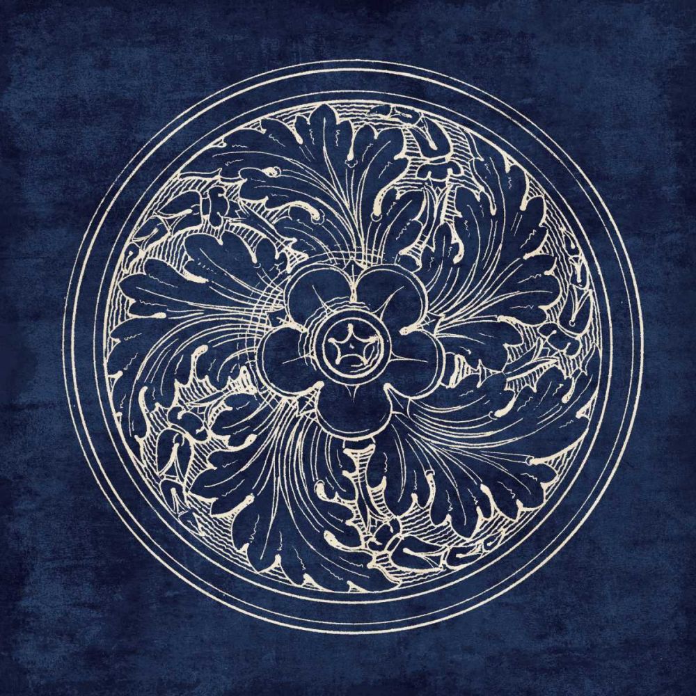 Rosette II Indigo art print by Wild Apple Portfolio for $57.95 CAD